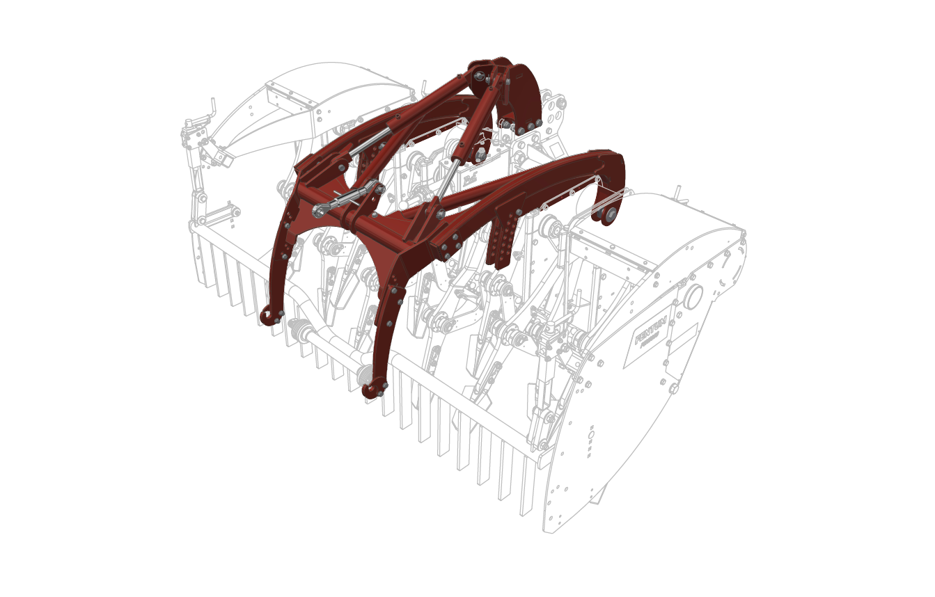 Relevage 3 points hydraulique par le dessus